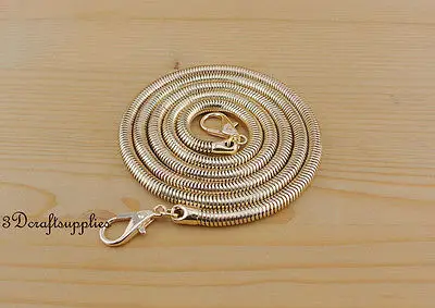 Цепочка для сумок цепочка металлическая на плечо ремне через золотая 108 см P58|purse