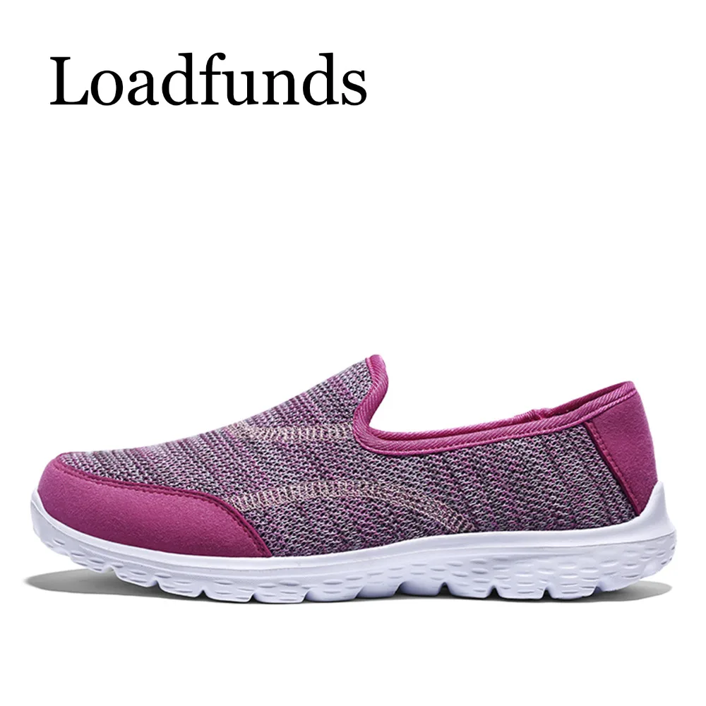 Loadfunds/женская летняя дышащая повседневная обувь прогулочные лоферы женская без