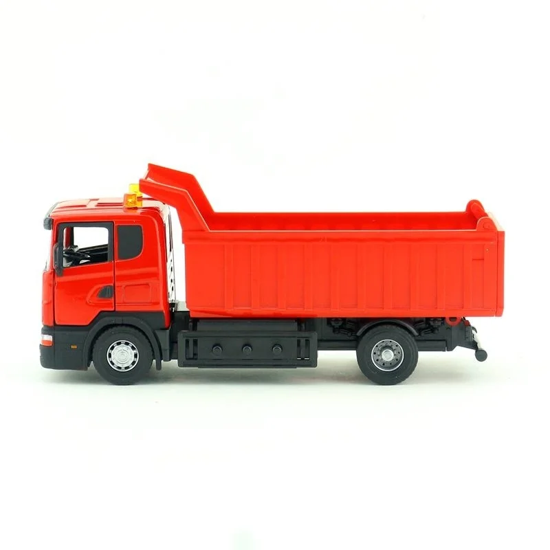 1 шт. 1:43 Масштаб/Литье под давлением модель/SCANIA самосвал игрушка/образовательная Коллекция/подарок для детей/инженерный автомобиль