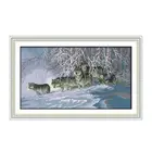 Картина Joy SundayIce и snow 11CT 14CT, Набор для вышивки крестиком, вышивка из лески зимней джунглей DMC