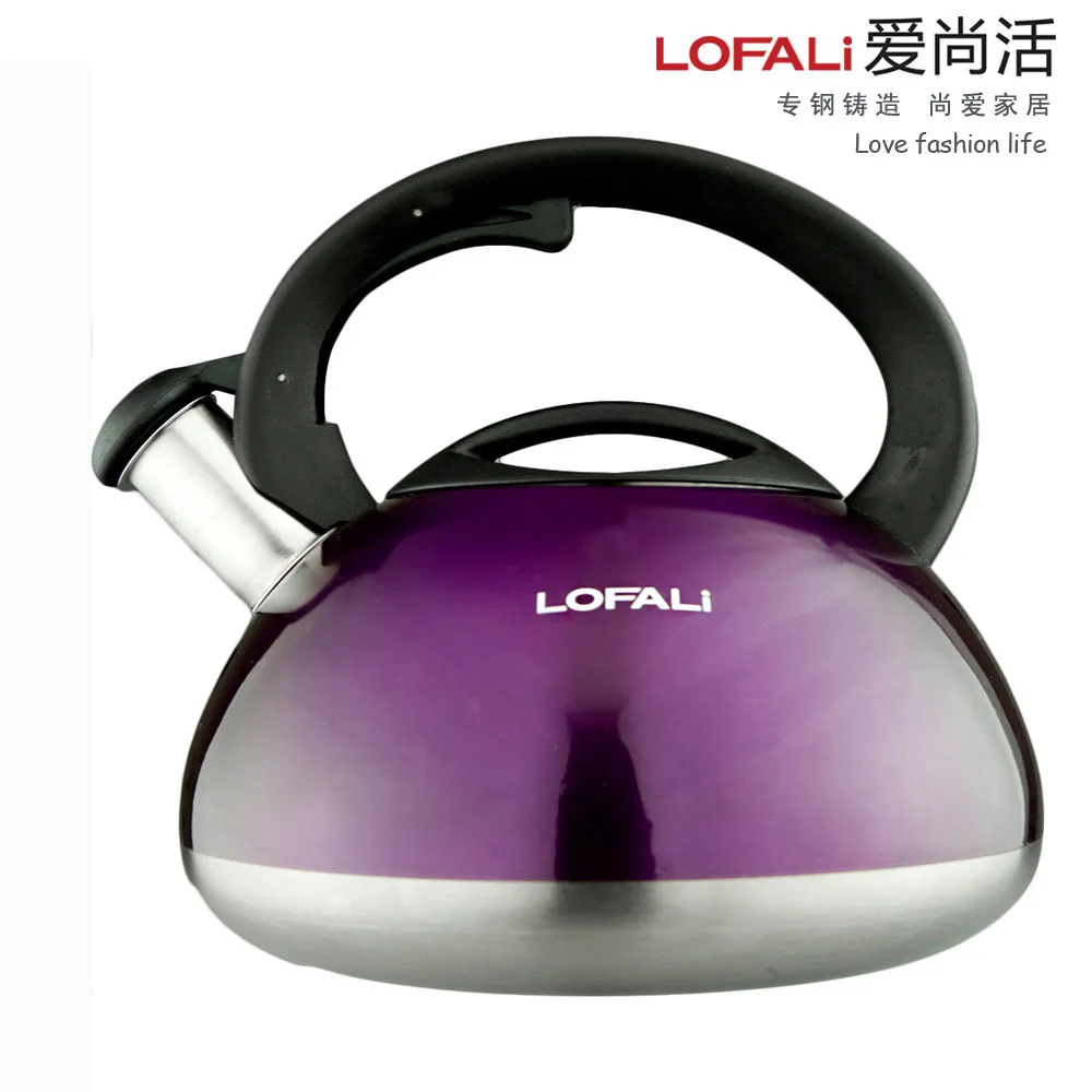 Фиолетовый чайник lofali 3l кухонные принадлежности из нержавеющей стали со