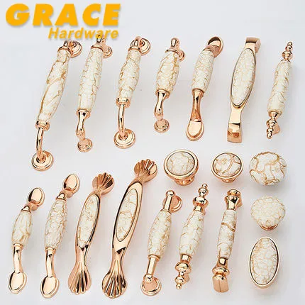 Европейская мебель керамическая ручка античный шкаф ящик нагрудная дверная