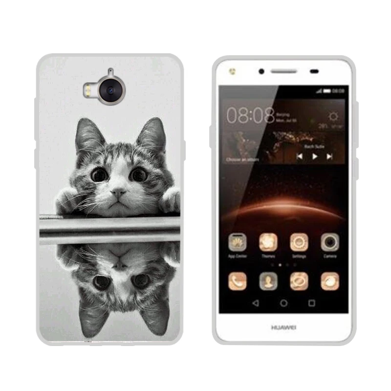 Чехол для Huawei Y6 2017 MYA-L11 MYA-L41 Y 6 Мягкий ТПУ силиконовый чехол телефона Nova Young MYA L11 L41