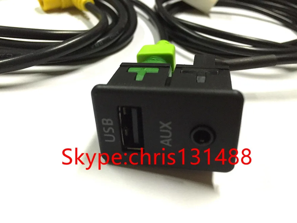 Новый OEM rns315 Усиленная серия RNS510 RNS310 rcd510 aux usb розетка переключатель жгут проводов