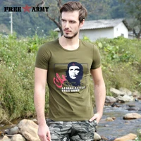 2017 free army t shirt new fashion design o neck mans t shirts summer comfortable camouflage army green tops for men ms 6572ab