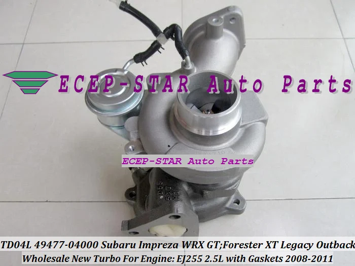 Турбокомпрессор TD04L 49477 04000 14411AA710 для SUBARU Impreza WRX GT Forester XT Legacy Outback 2008 11 EJ255 2.5L