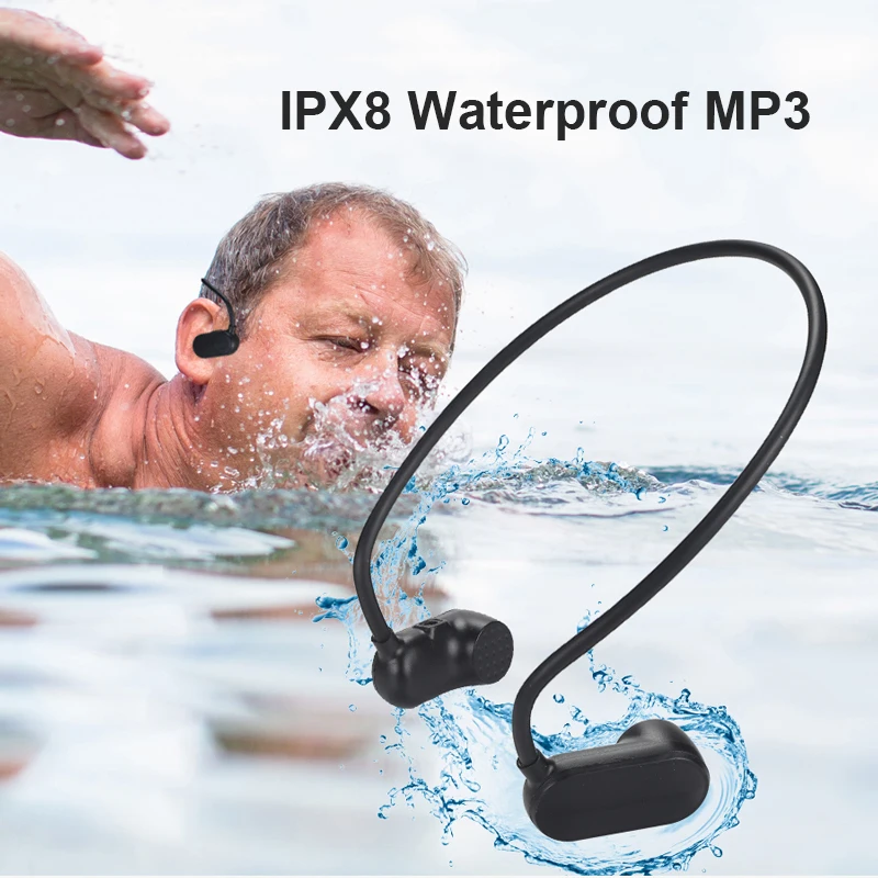 Музыкальный проигрыватель okscc HiFi с костной проводимостью IPX8 водонепроницаемый 8
