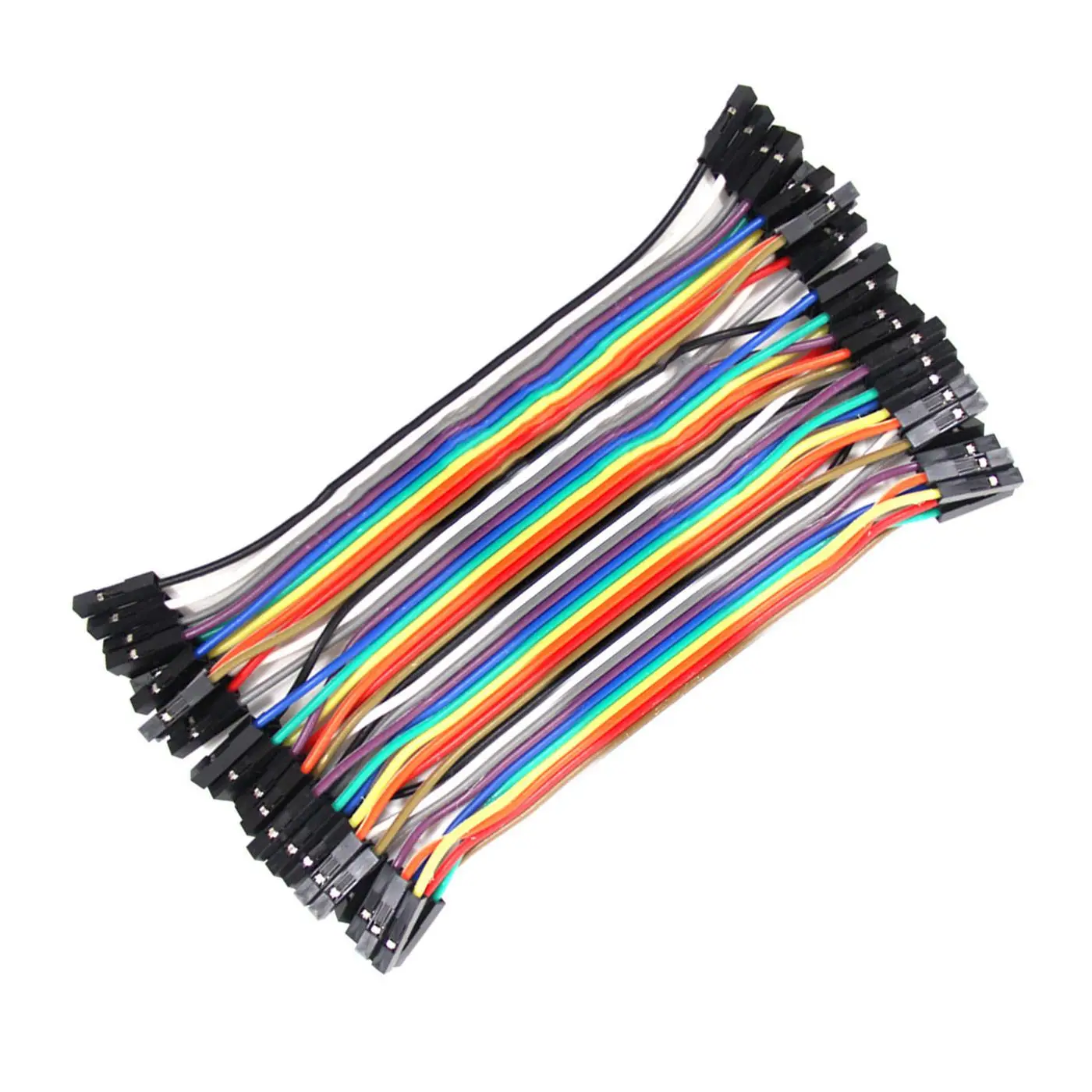 Best price 5X 40pcs 10cm Female To Dupont Wire Jumper Cable for Arduino Breadboard | Обустройство дома