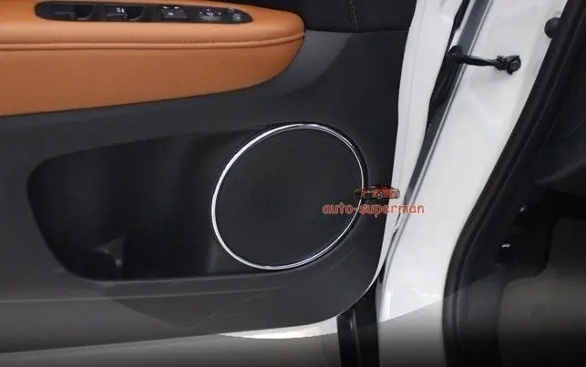 304 S. Стальная дверь стерео динамик хромированное отделочное кольцо для Honda Vezel HRV