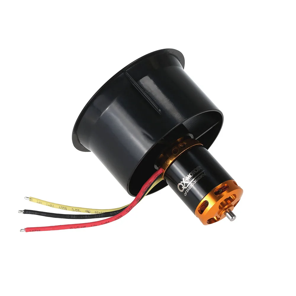 64 мм EDF набор 2822 3500KV мотор с 12 лопастями воздуховод для части радиоуправляемого