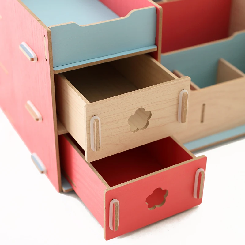 DIY косметический ящик для хранения Настольных Ящик типа rack|storage box rackbox rack |