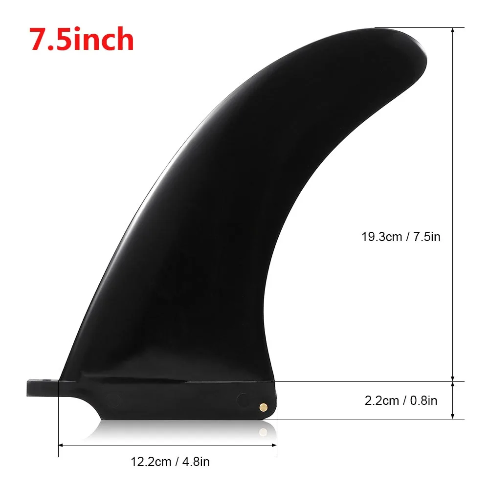 7.5 inch SUP одно плавник центральное ребро нейлон Лонгборд доска для серфинга Paddleboard Fin 6,5 ''/7,5''/8 ''/9''/10 ''ласты для серфинга - Цвет: 7.5 inch