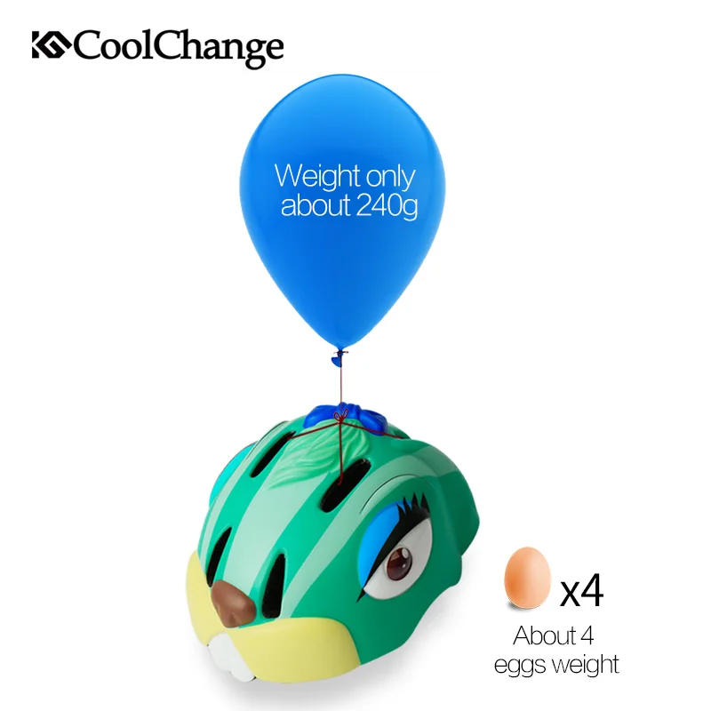Велосипедный шлем CoolChange для детей горного велосипеда с мультяшным Кроликом