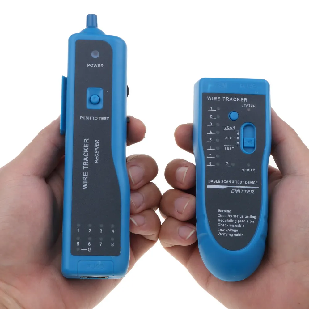 RJ11 RJ45 Cat5 Cat6 Telephone Wire Tracker Tracer Diagnose Ethernet LAN Network Tool Cable Tester Detector Line Finder | Инструменты