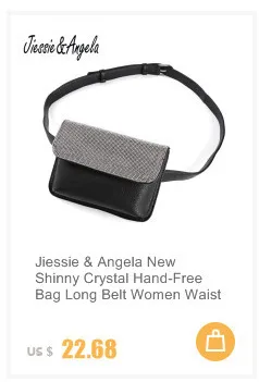 Jiessie& Angela модная женская сумка кожаная поясная Женская поясная сумка Повседневная Женская поясная сумка мешочки для телефона Bolos