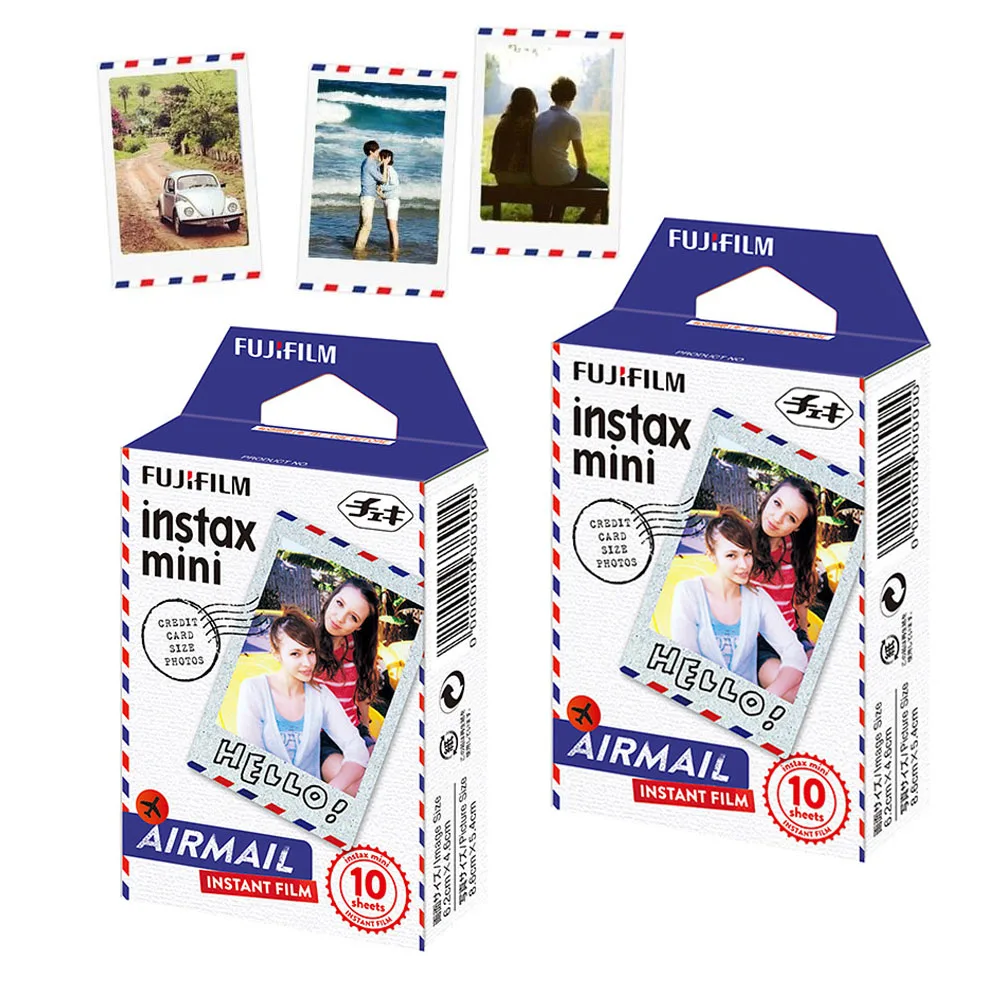 Фотобумага Airmail для Fujifilm Instax Mini 8 пленка 20 листов камеры Fuji Instant 9 25 50 70 90 Neo Polaroid 300 SP