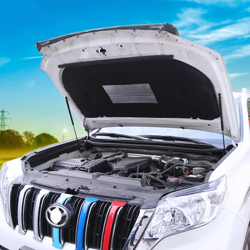Для Toyota Land Cruiser Prado FJ150 2010-2017 изоляция капота Mat акустическая защита звука обшивка