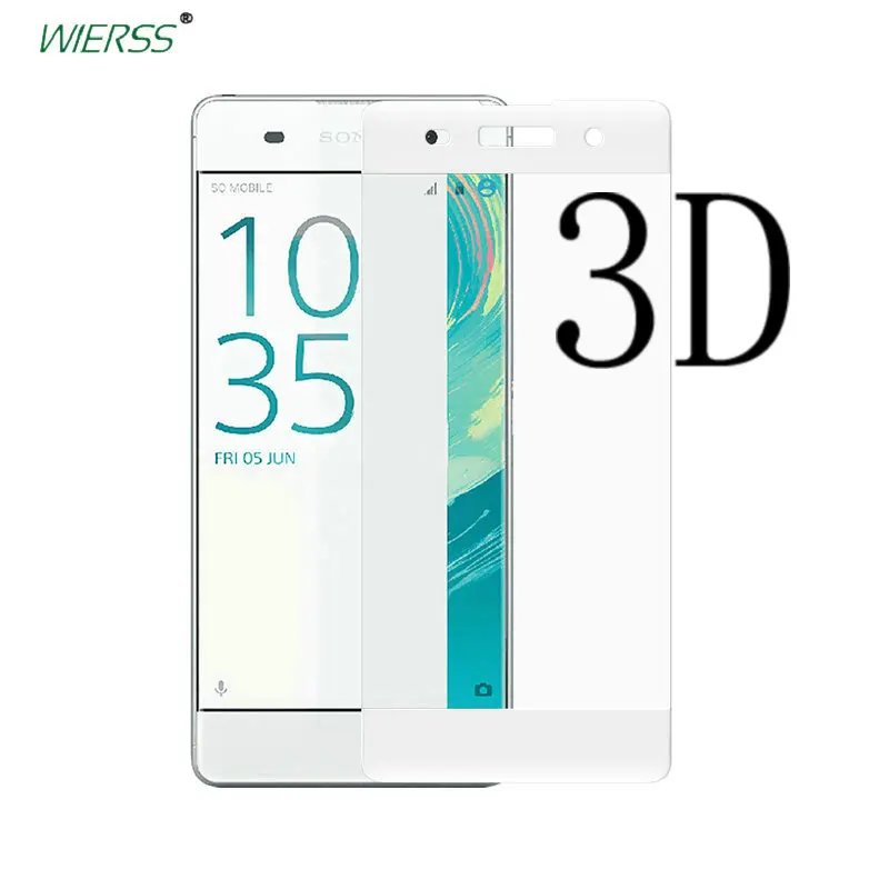 3D изогнутое полное покрытие закаленное стекло Защита экрана для Sony Xperia XA Ultra Dual