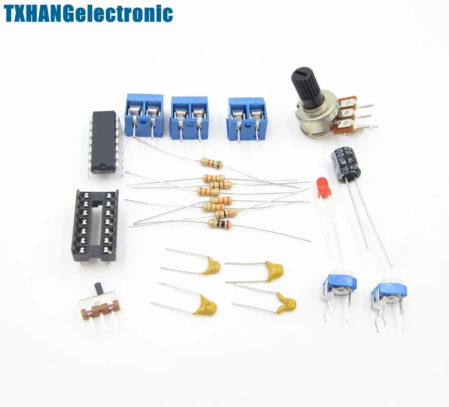 ICL8038 монолитная функция генератор сигналов модуль DIY Набор синусоидальный
