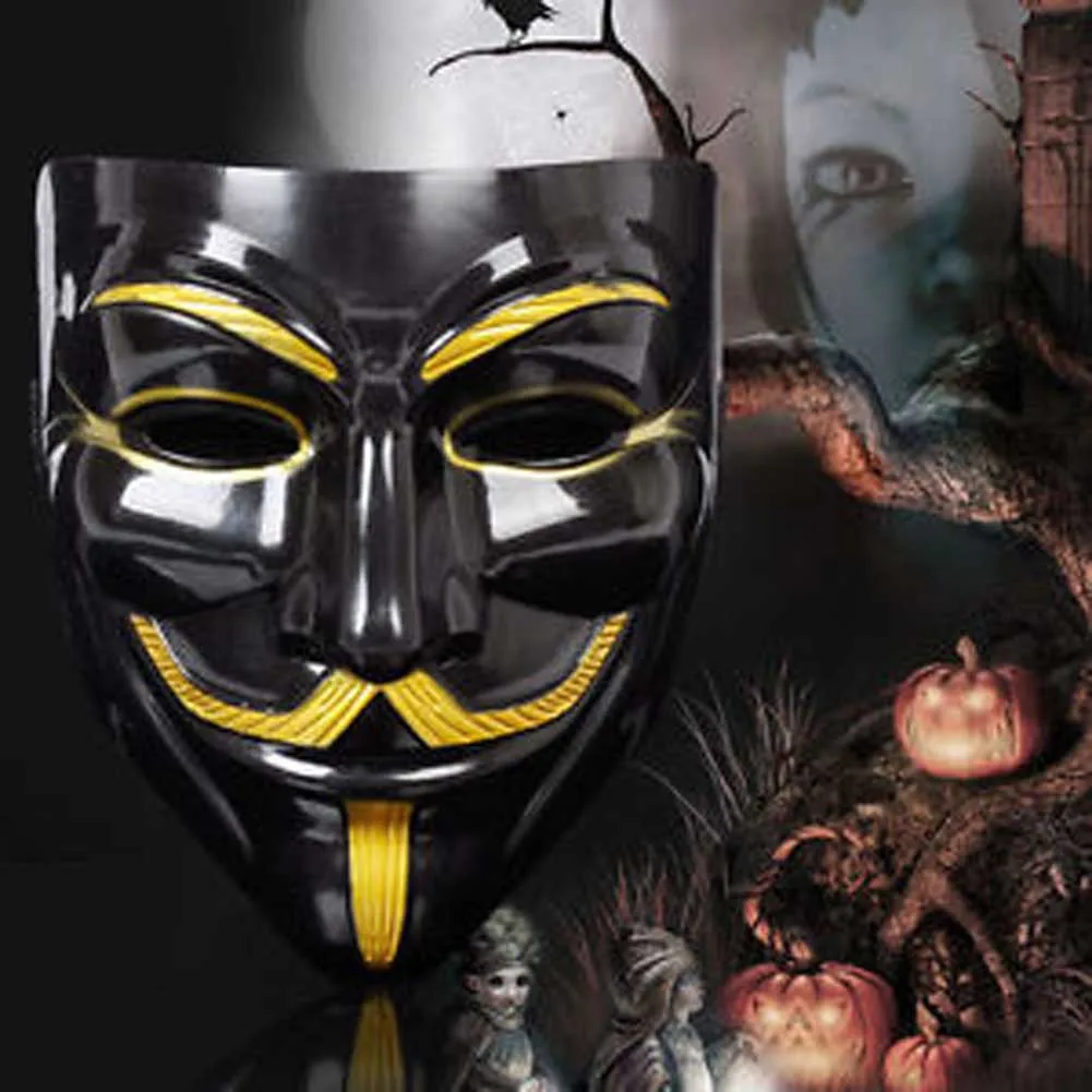 Хэллоуин V for Vendetta фильм Маскарадная маска v вечерние оптовая продажа|Маски для