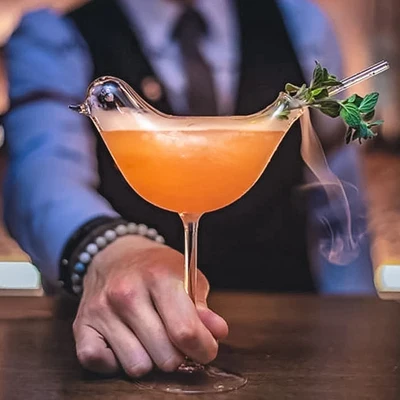 

Cocktail Bird Glass Molecular Cocktail Glass