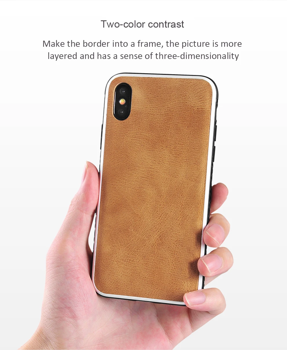 Модный чехол для телефона из натуральной кожи для iPhone X, XS, XR, все включено, Ретро мягкий чехол, защитный чехол для iPhone 6 plus, 7, 8, 8plus