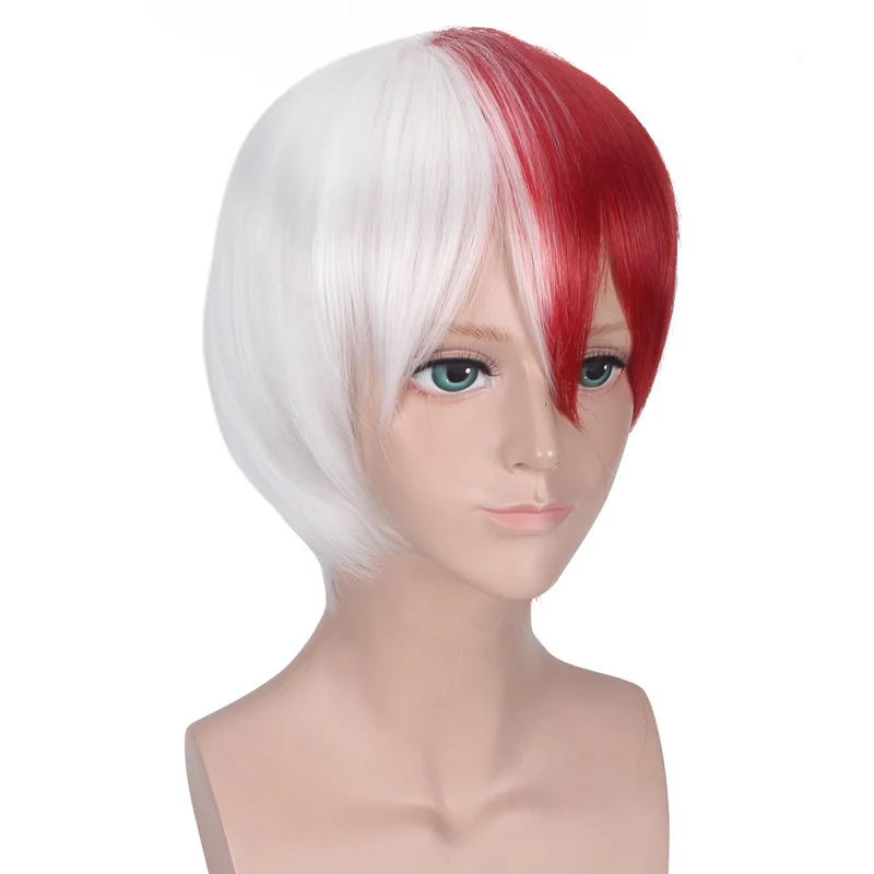 Anime My Hero Academia Ochako Uraraka Short Brown Synthetic Pear Hair Cosplay Wig + Cap | Тематическая одежда и униформа