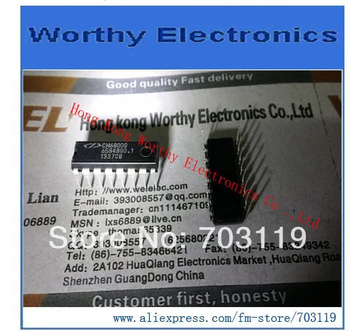 

Free shipping 10pcs/lot CM6800GIP CM6800G CM6800 DIP16