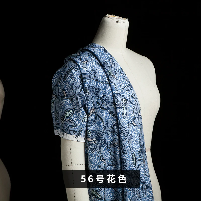 No.56 Pattern Листья с принтом/Цветочные/Животные/Пейсли/горошек/леопардовая смесь из шелка хлопчатобумажная ткань, шитье для платья, юбки, рубашки, ремесла по двору - Цвет: No.56 Pattern