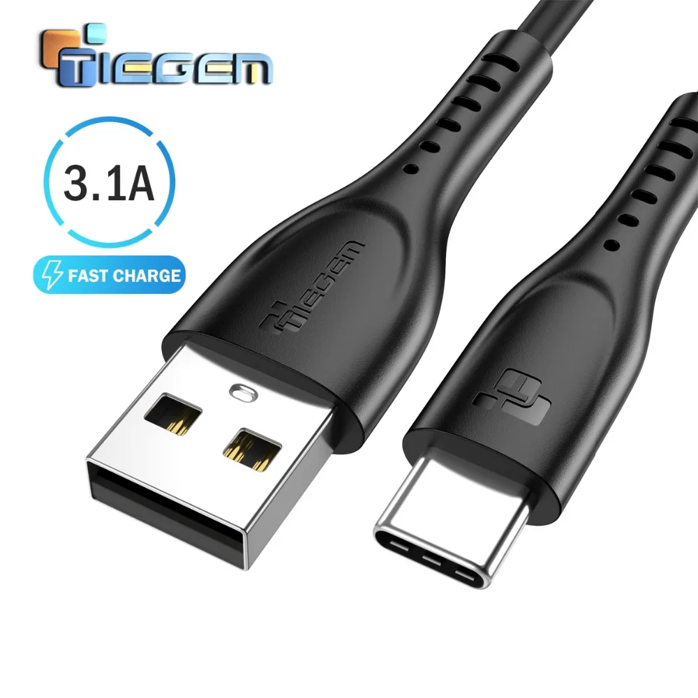 Кабель TIEGEM USB-C 3 1 а высокопрочный из ТПЭ для быстрой зарядки и передачи данных Samsung