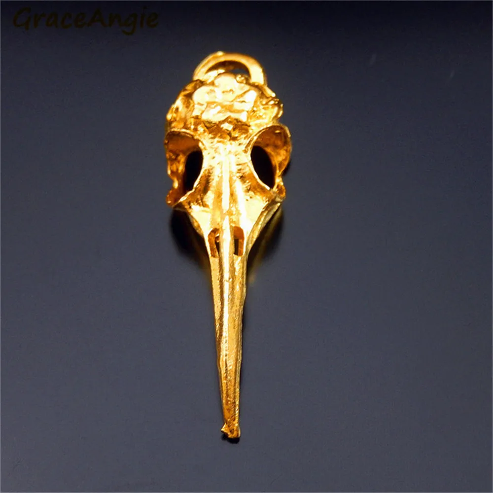 4 шт. подвеска в виде черепа головы птицы|charms antique bronze|charms antiquemini charms |