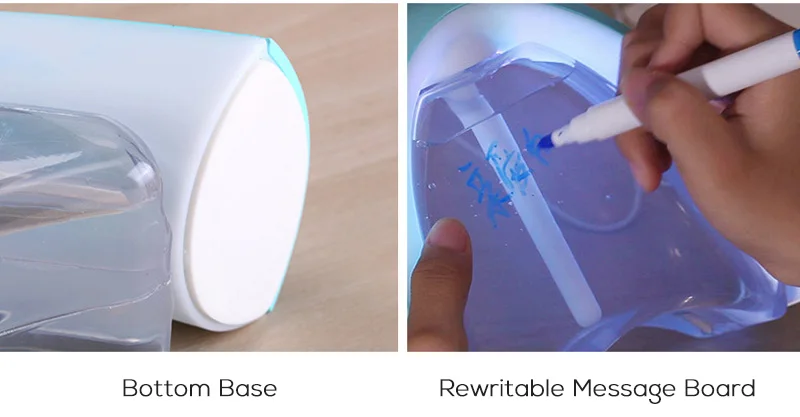 A5 400 мл Доски для записей Свет USB Ультразвуковой увлажнитель воздуха DC 5 В