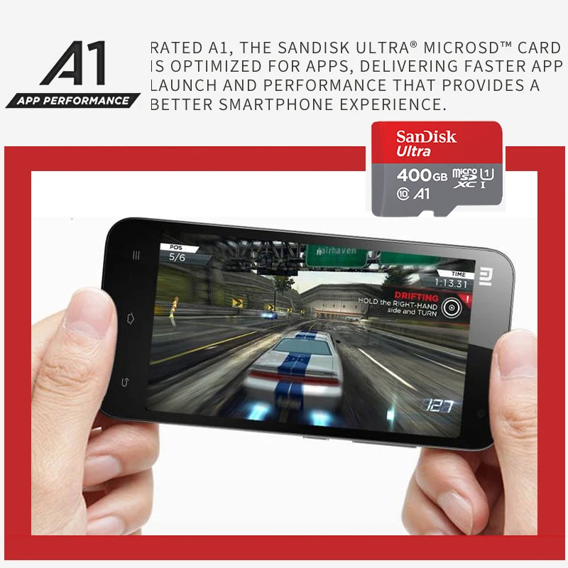 SanDisk Ultra карта памяти 256 ГБ 128 Гб 64 32 UHS I Micro sd класс 10 1 флэш tarjeta Microsd TF карты для