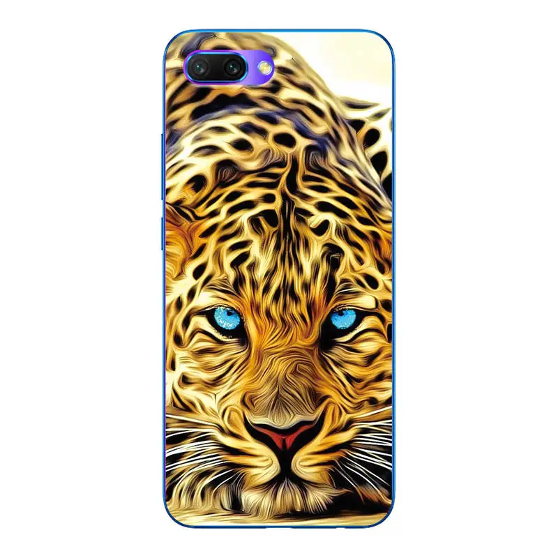 Для huawei Honor 10 5 84 &quotмобильный телефон задняя крышка Сумка Тигр животных чехол для