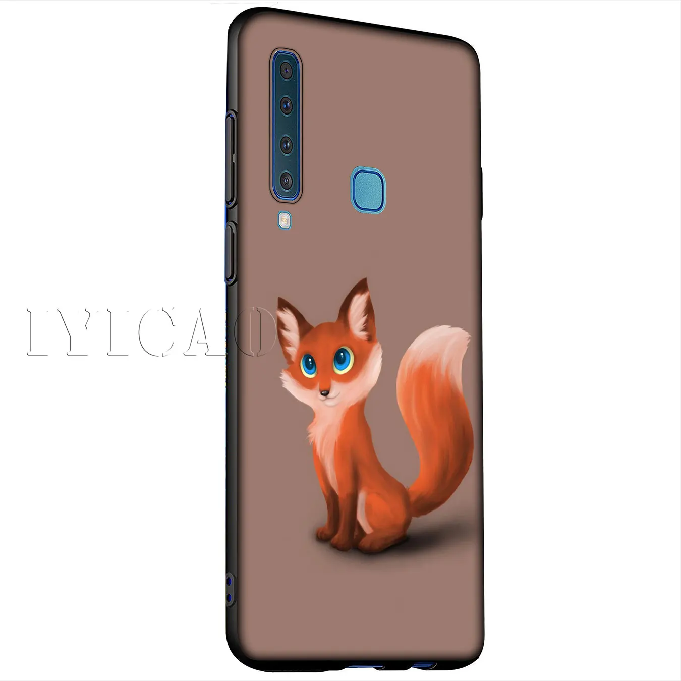 IYICAO Прекрасный олень мультфильм Животные лиса Ежик мягкий чехол для samsung Galaxy A6