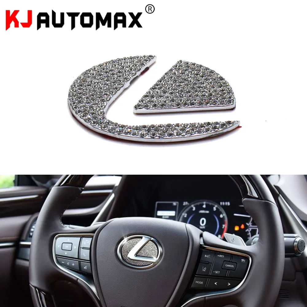 

Car Styling Steering Wheel For Lexus RX300 RX330 IS250 NX RX GS300 CT200H GX470 GS IX470 Bling Crystal sticker accessories