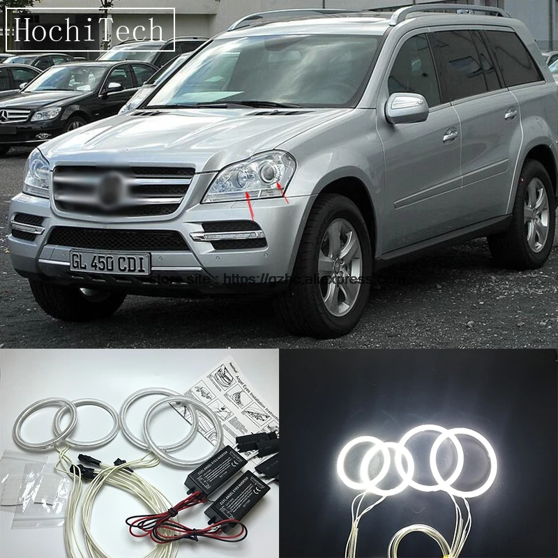 HochiTech для Mercedes Benz GL Class X164 GL450 ультра ярсветильник дневной свет DRL CCFL ангельские