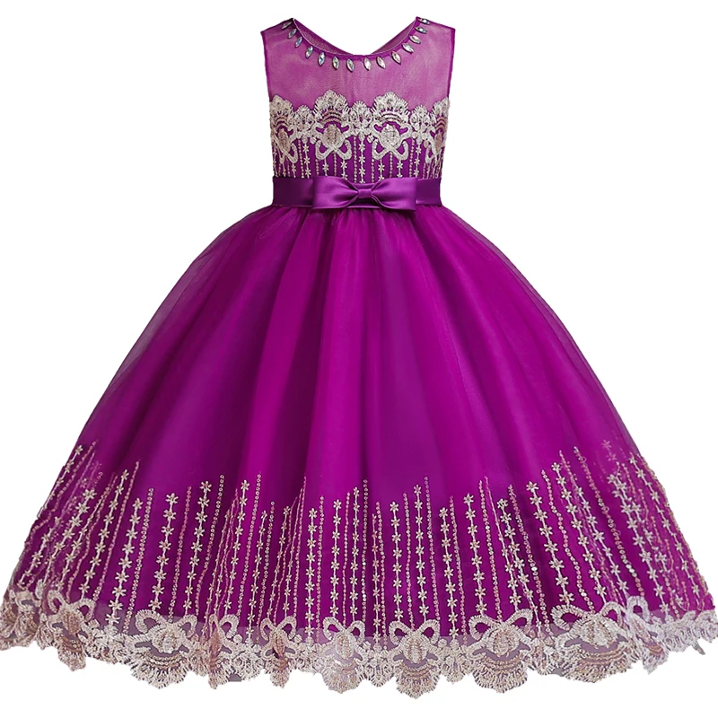 Girls summer dress Baby girls christmas princess Party wedding for children robe de noel fille kids dresses 3-15 | Детская одежда и