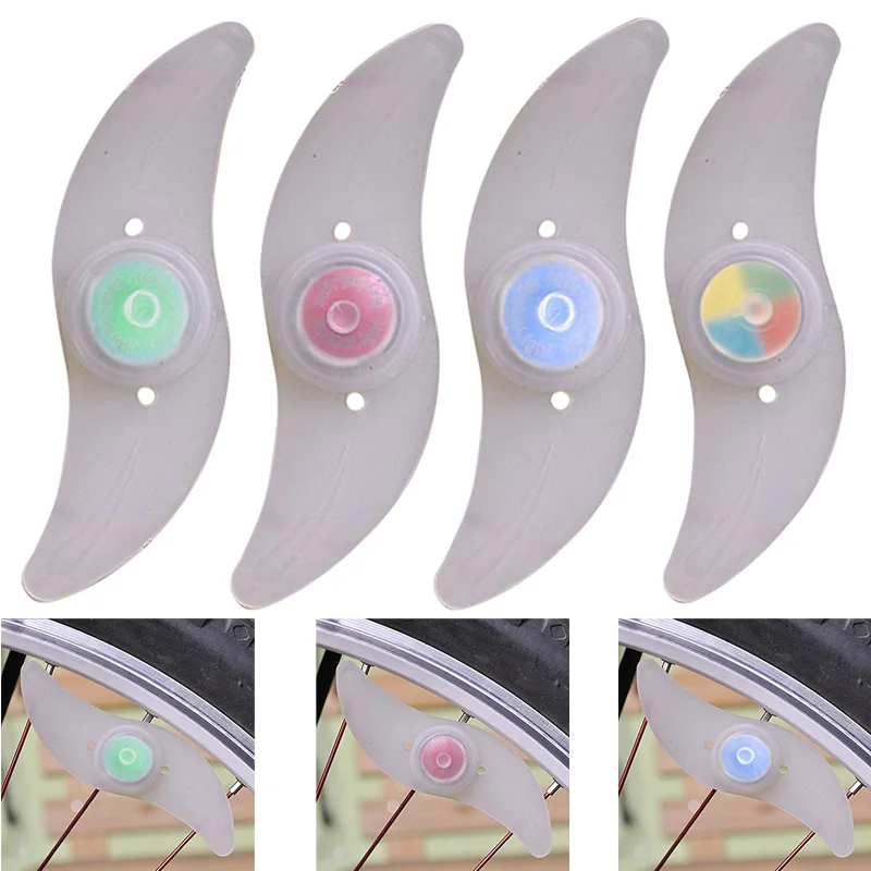 2 шт. хит продаж велосипедная лампа на спицы велосипедный ивовой светодиодный