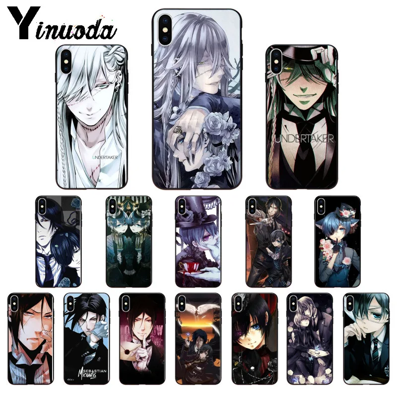 Чехол Yinuoda из мягкого силикона и ТПУ для сотовых телефонов iPhone 8 7 6 6S Plus X XS MAX