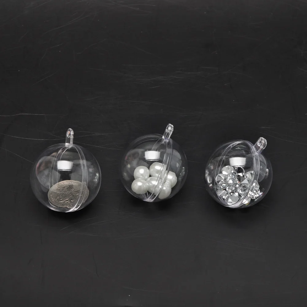 1 шт. романтический дизайн Рождественское украшение в виде шара прозрачный