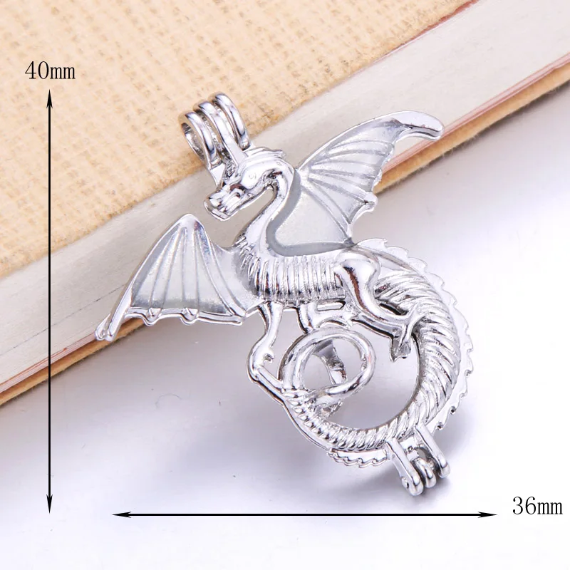 6 шт. богемное жемчужное ожерелье с кулоном в виде клетки эфирное масло парфюм