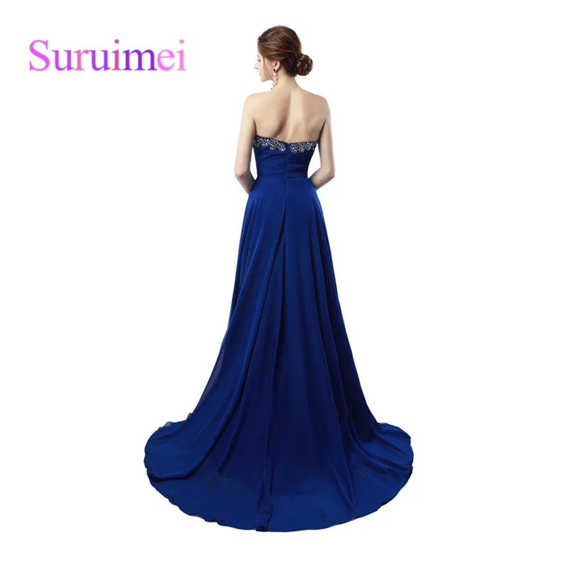 Реальный образец Быстрая доставка Дешевые Длинные Выпускные Платья Vestidos De Noiva