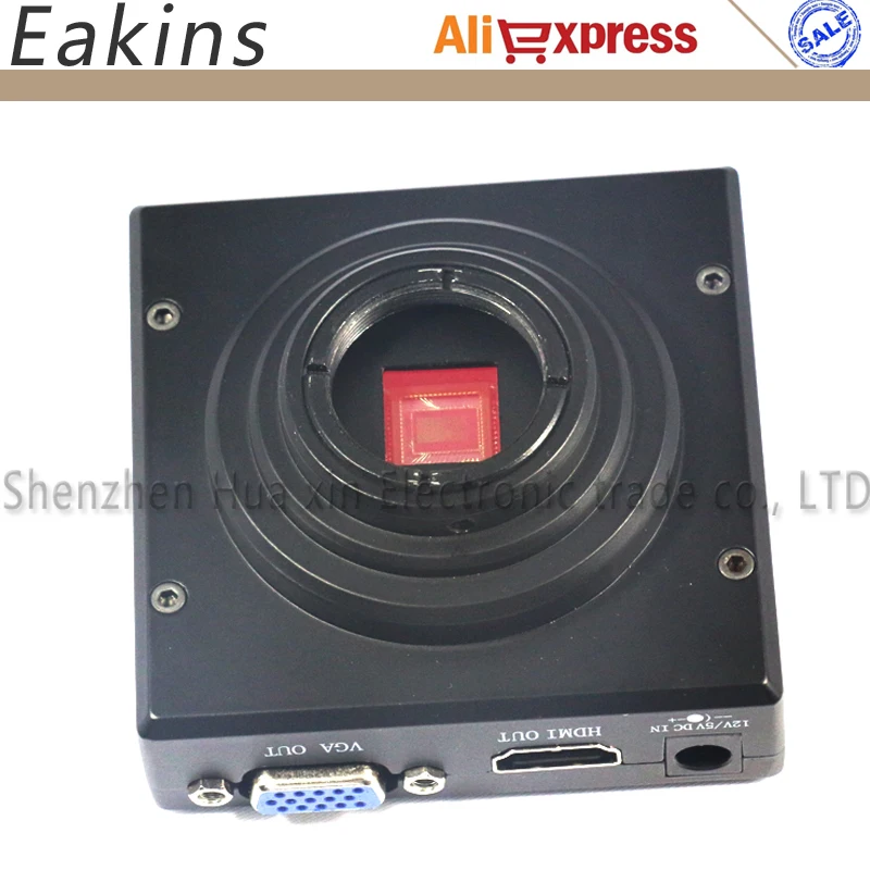 HD 1080P 1/2.5 &quotCMOS HDMI VGA двойной выход промышленный микроскоп камера встроенное