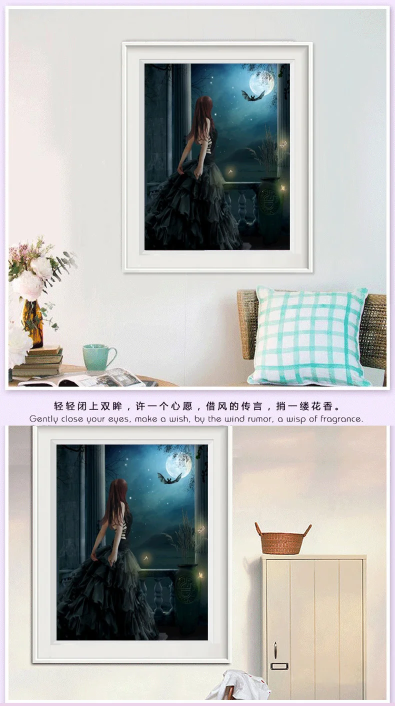 5D Diy Алмазная вышивка крестиком мультфильм картина Стразы алмазного искусства вышивки и ремесла девушка картина
