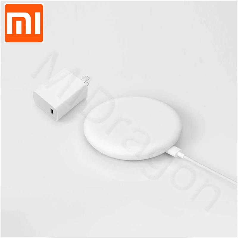 Оригинальное Беспроводное зарядное устройство Xiaomi 27 Вт 20 макс. 15 В подходит для Mi9