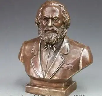 Бронзовые повелители в западном стиле статуя Карла хайнрича Маркса