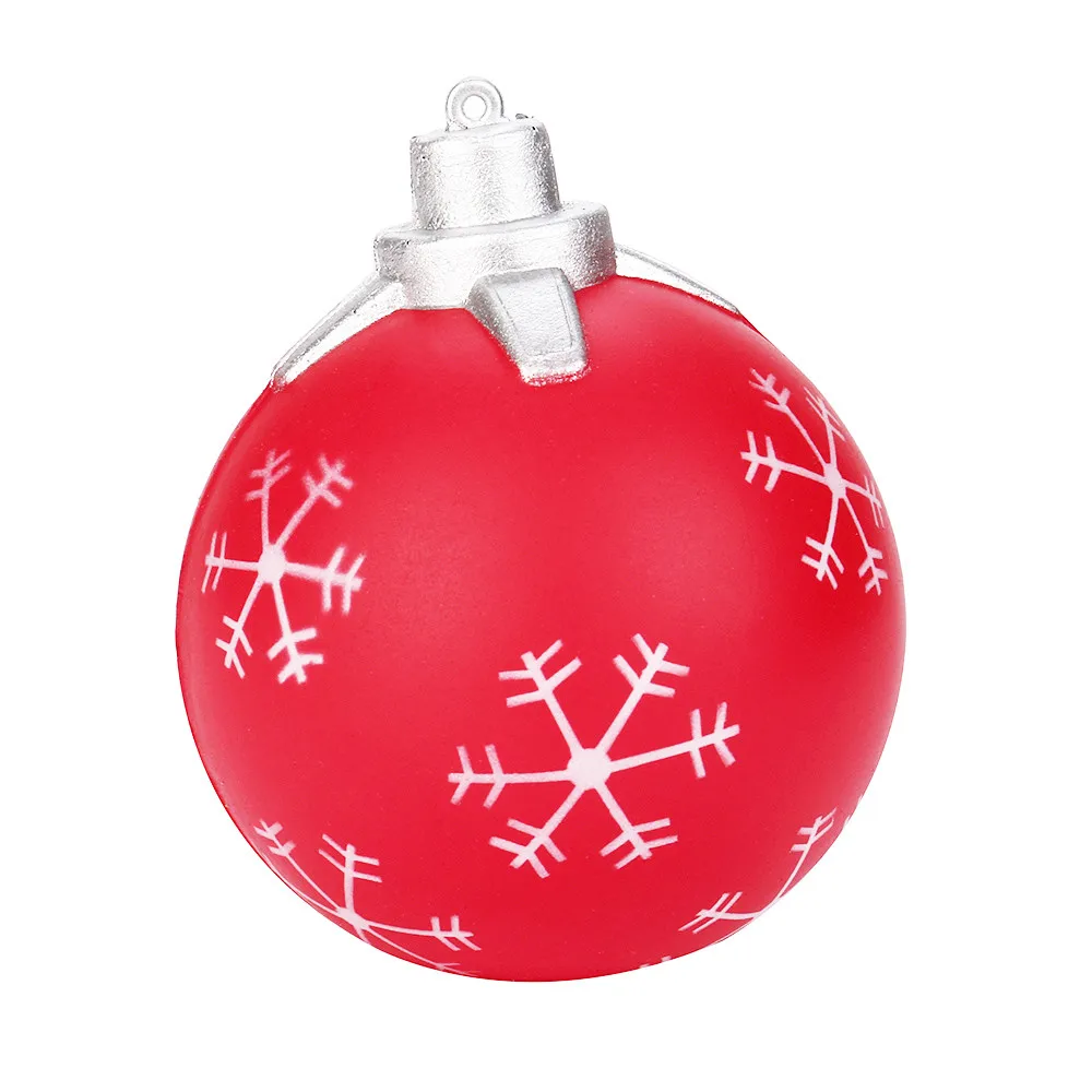 9 см Рождественский мяч крем Ароматические сжимаемые медленно растущие игрушки