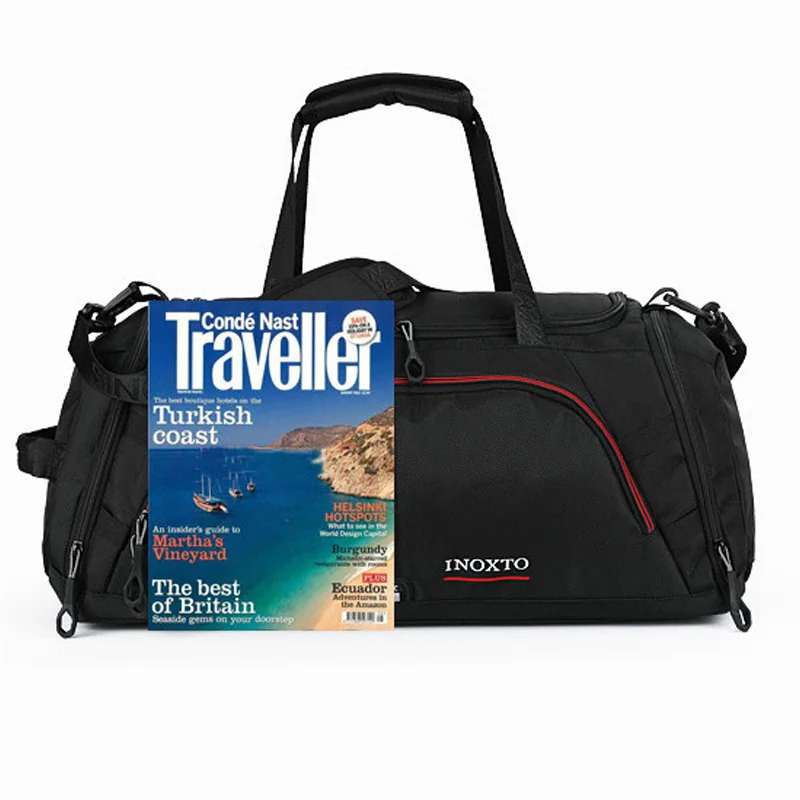 Scione Large Travel Bag Gym Fitness Luggage Bags with Shoes Stroage Pocket Cmaping Outdoor Sports Bag For Men Training Duffel