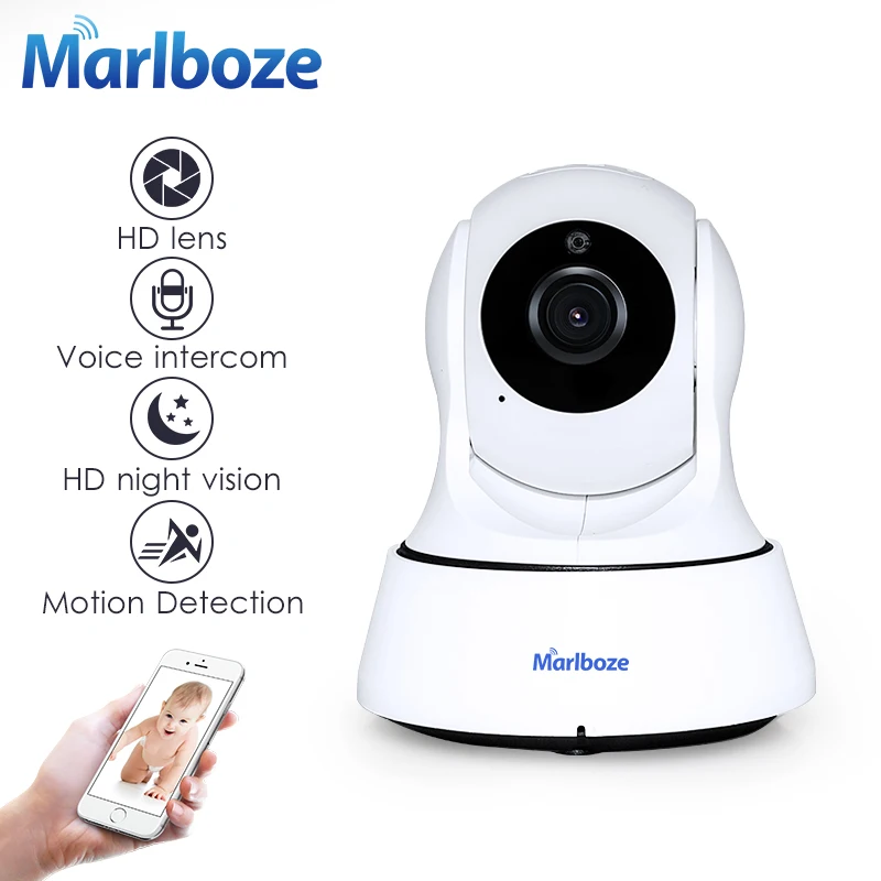 Marlboze 1080P HD беспроводная Wifi ip-камера, домашняя камера видеонаблюдения, Onvif P2P IR-Cut P/T, камера ночного видения, CCTV, домашняя камера